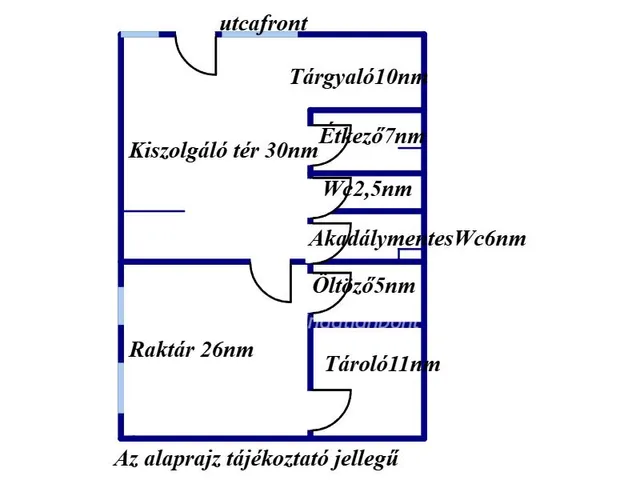 Eladó kereskedelmi és ipari ingatlan Debrecen 104 nm