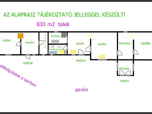 Eladó ház Hajdúböszörmény 66 nm