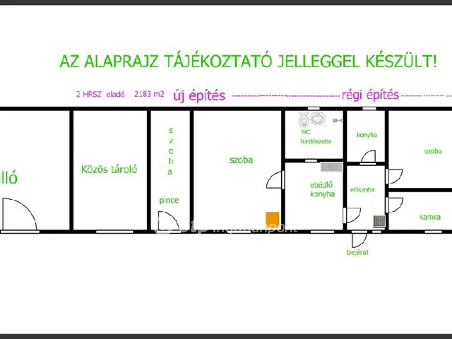 Eladó ház Hajdúböszörmény 57 nm