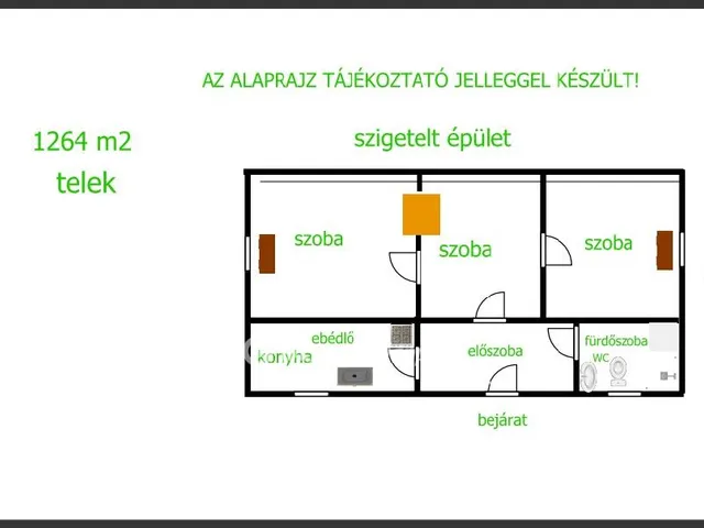 Eladó ház Hajdúnánás 62 nm