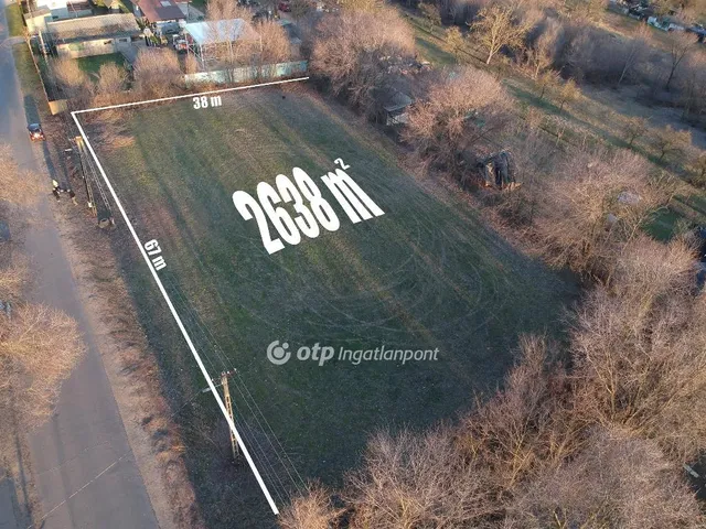 Eladó telek Hajdúböszörmény 2638 nm