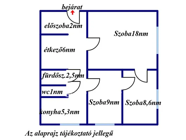 Eladó lakás Debrecen 53 nm
