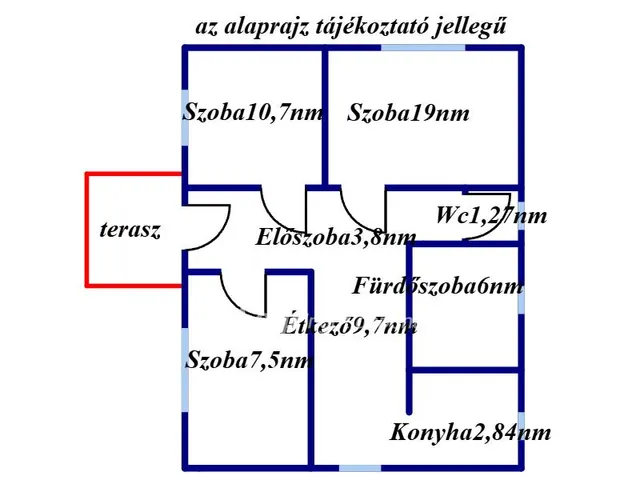 Eladó ház Földes 70 nm