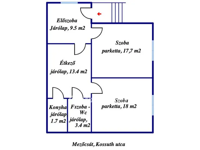 Eladó ház Mezőcsát, Fő út 65 nm