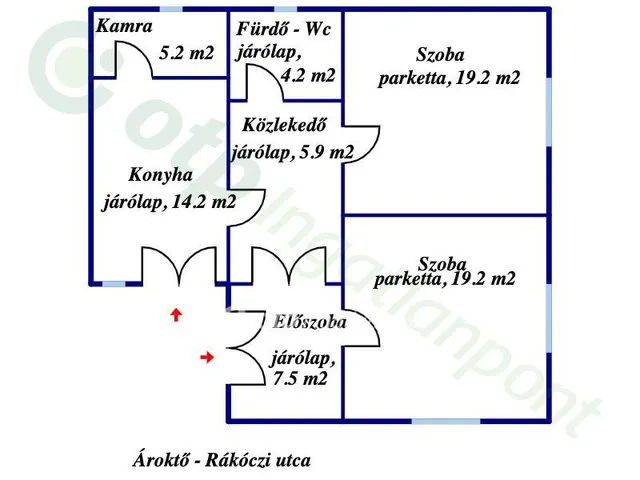 Eladó ház Ároktő 75 nm