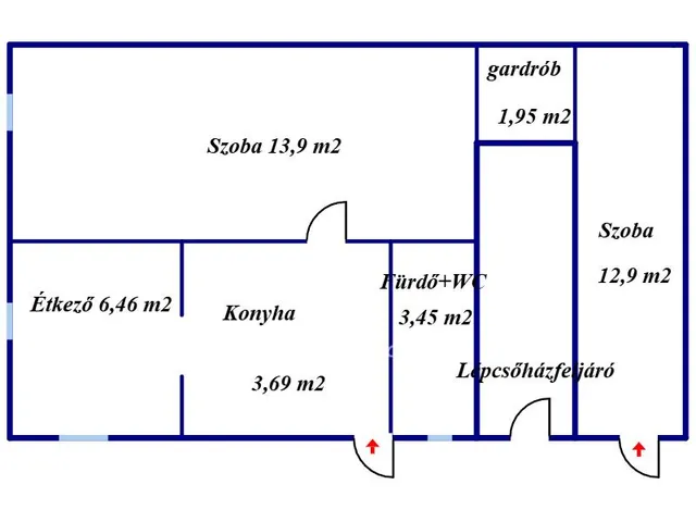 Eladó lakás Szerencs 46 nm