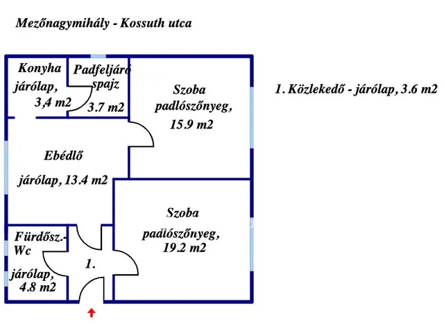 Eladó ház Mezőnagymihály 65 nm