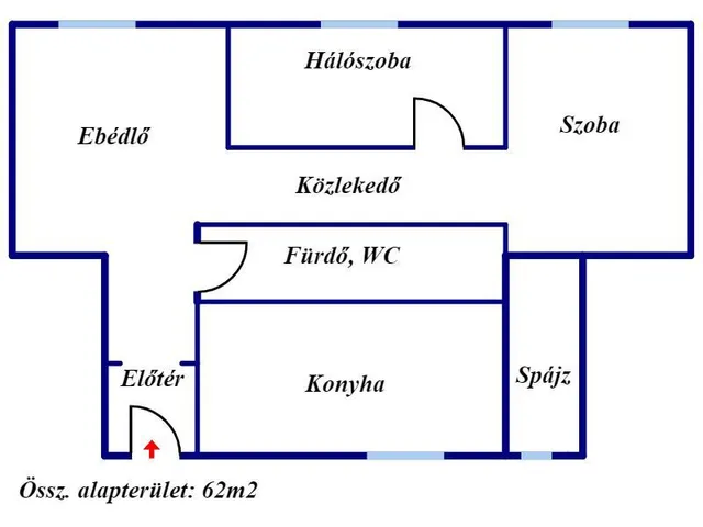 Eladó lakás Sárospatak, Központ 62 nm