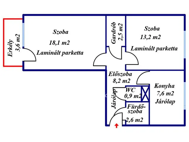 Eladó lakás Miskolc 55 nm