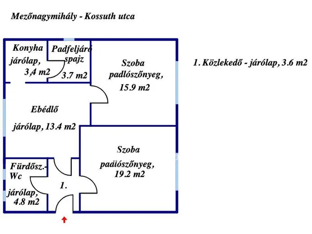 Eladó ház Mezőnagymihály 65 nm