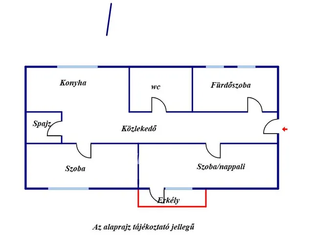 Eladó lakás Miskolc, Szentpéteri kapu 55 nm