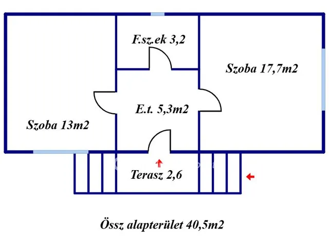 Eladó ház Tiszakarád 42 nm
