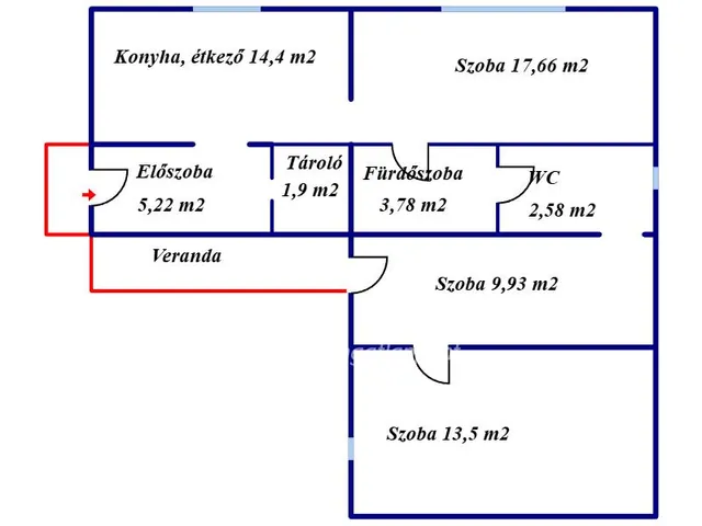 Eladó ház Aszaló 68 nm