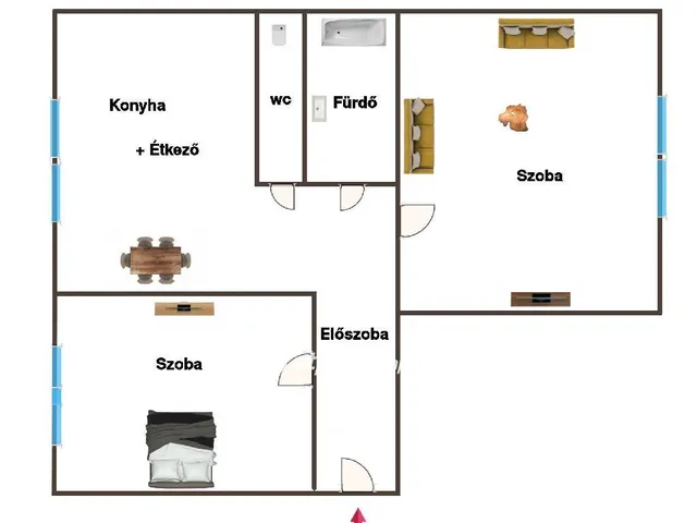 Eladó lakás Miskolc, Győri kapu 51 nm