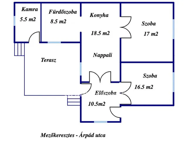 Eladó ház Mezőkeresztes 72 nm