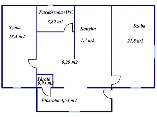 Eladó ház Nekézseny 66 nm