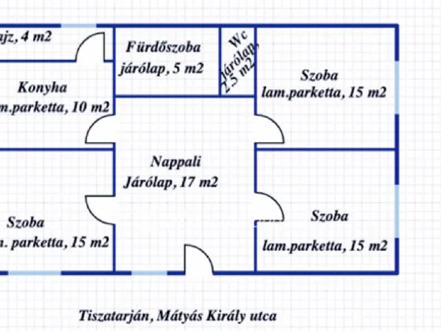 Eladó ház Tiszatarján 89 nm