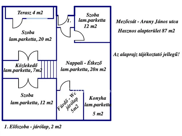 Eladó ház Mezőcsát 87 nm