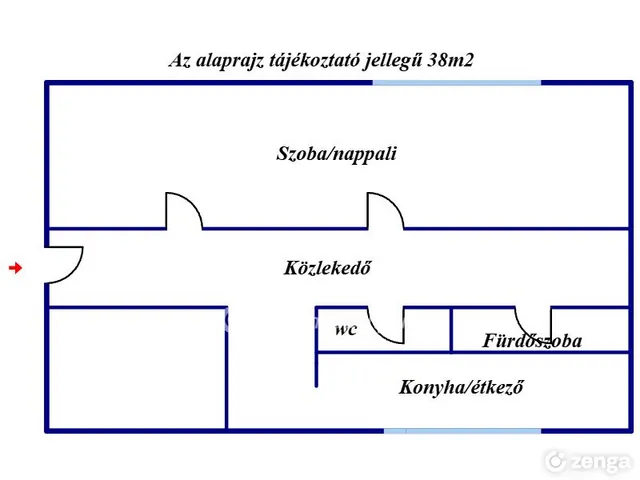 Eladó lakás Miskolc 38 nm