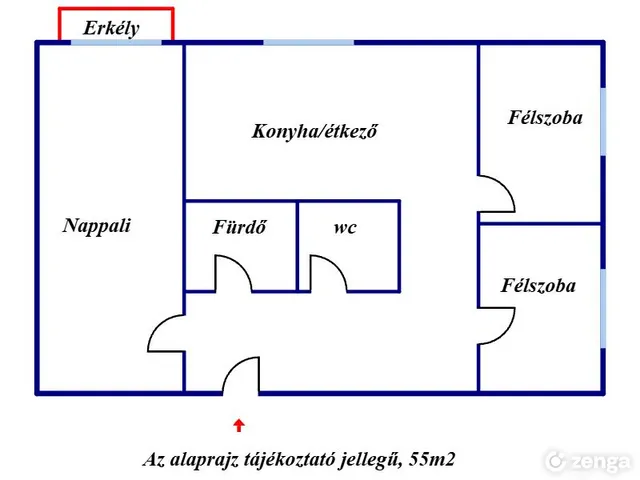 Eladó lakás Miskolc 2 nm