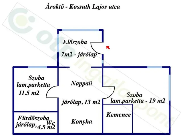 Eladó ház Ároktő 55 nm