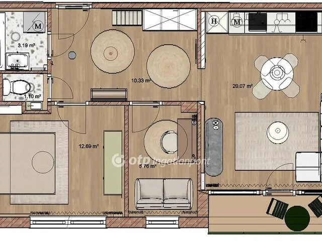 Eladó lakás Budapest II. kerület, Pasarét 56 nm