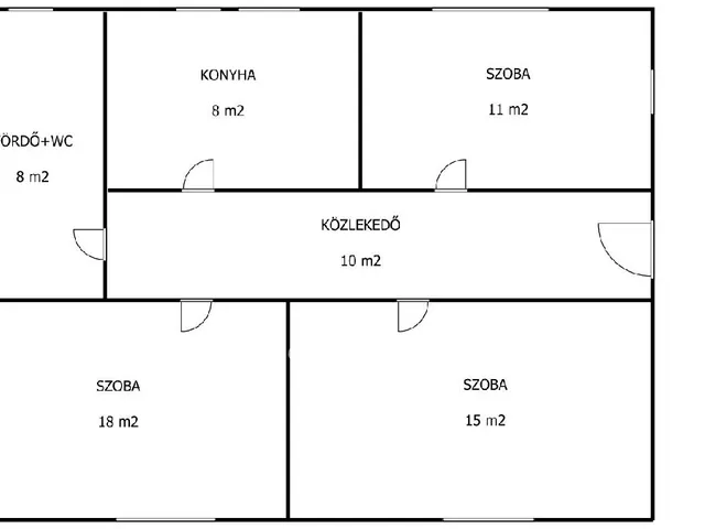 Eladó lakás Táborfalva 67 nm