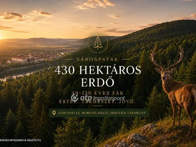 Eladó mezőgazdasági ingatlan Sárospatak 4310000 nm