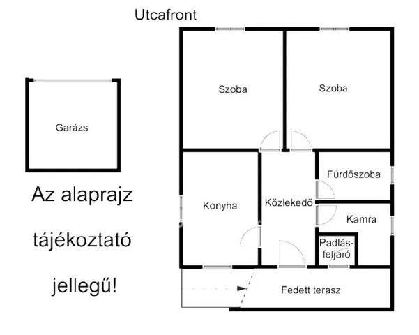 Eladó ház Kiskunhalas, csendes 70 nm