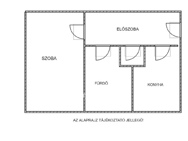 Kiadó lakás Szeged, Belváros 43 nm