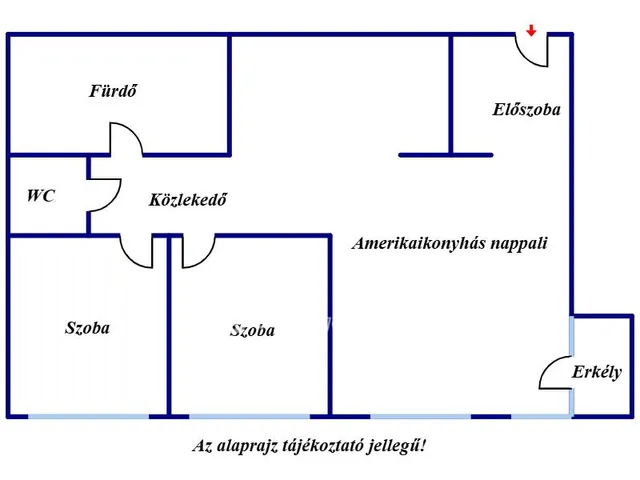 Kiadó lakás Szeged 57 nm