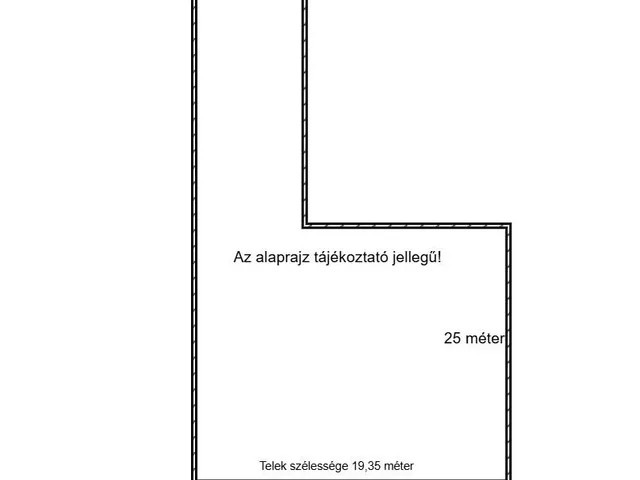 Eladó telek Szeged, Családi házas környezet 585 nm