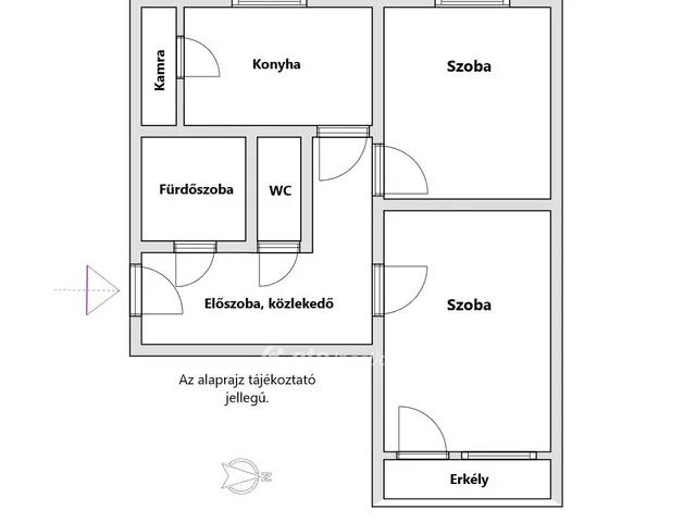 Eladó lakás Szeged, Makkosház 55 nm