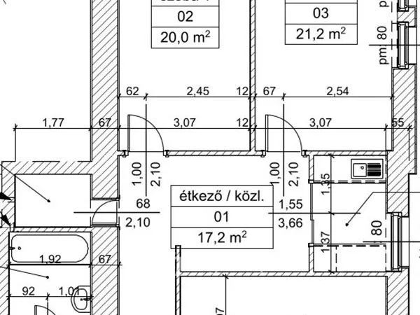 Kiadó lakás Szeged 90 nm