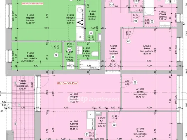 Eladó lakás Szeged 93 nm