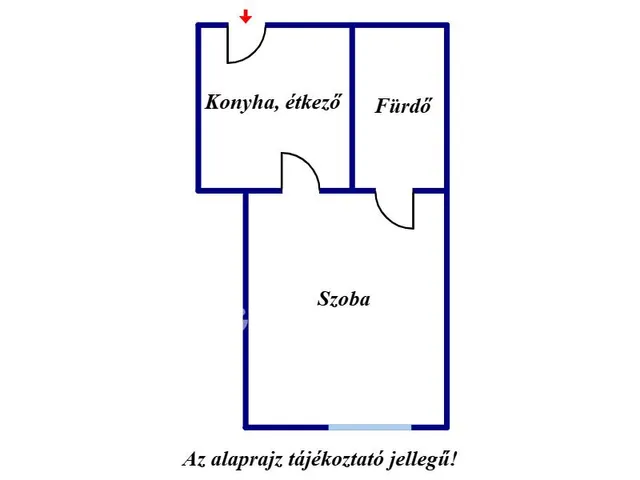 Kiadó lakás Szeged, Belváros 37 nm