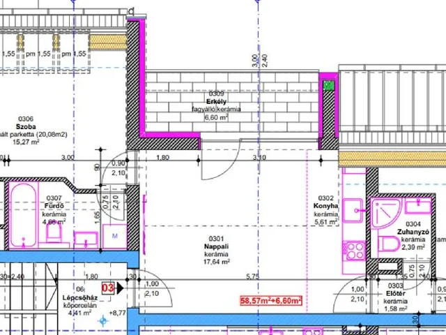 Eladó lakás Szeged 61 nm