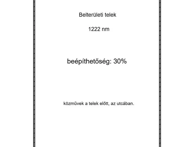 Eladó telek Kiszombor 1222 nm