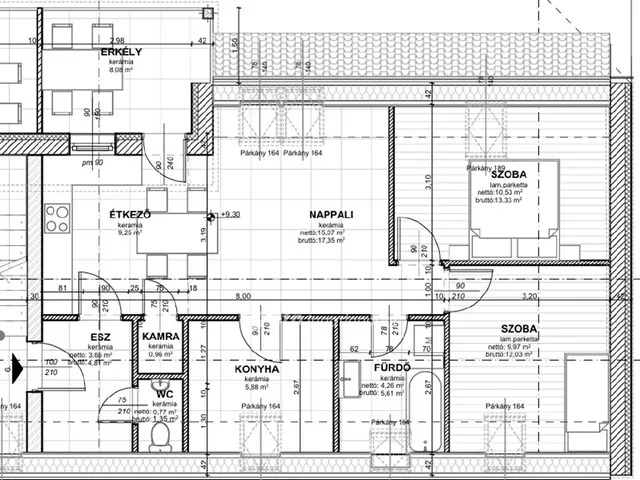 Eladó lakás Szeged, Újszeged 66 nm