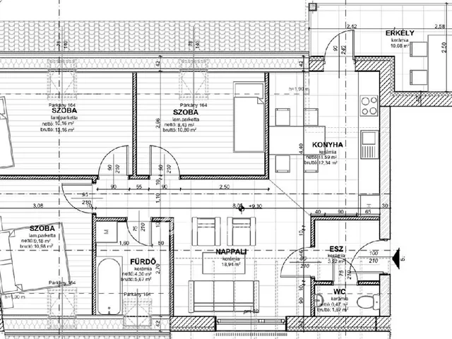 Eladó lakás Szeged, Újszeged 69 nm