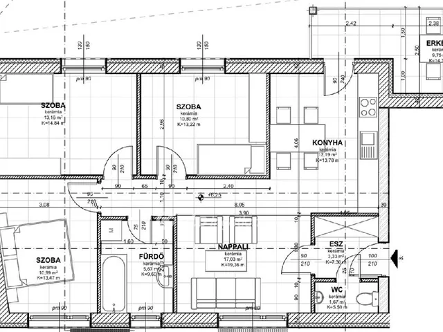 Eladó lakás Szeged, Újszeged 79 nm