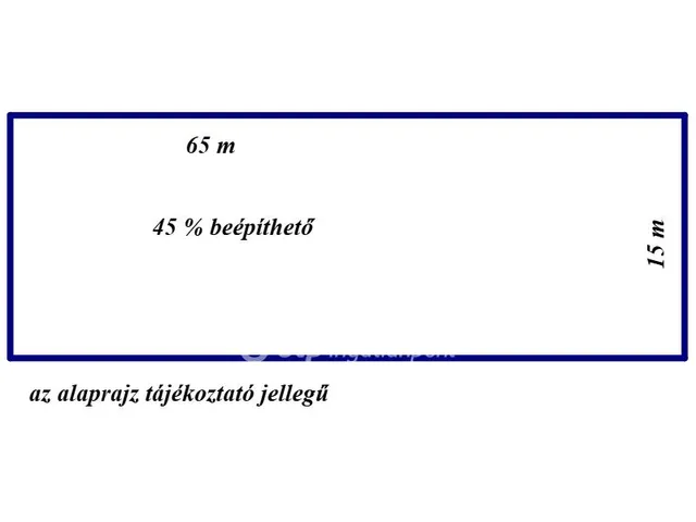 Eladó telek Sándorfalva 975 nm