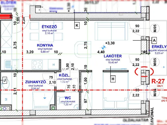Eladó lakás Szeged 40 nm