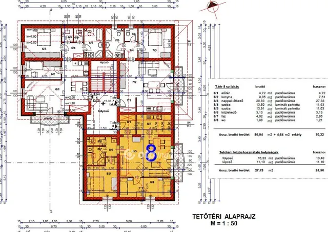 Eladó lakás Tiszafüred, Belváros 70 nm