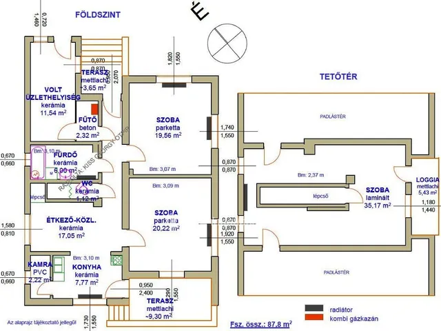 Eladó ház Poroszló 122 nm