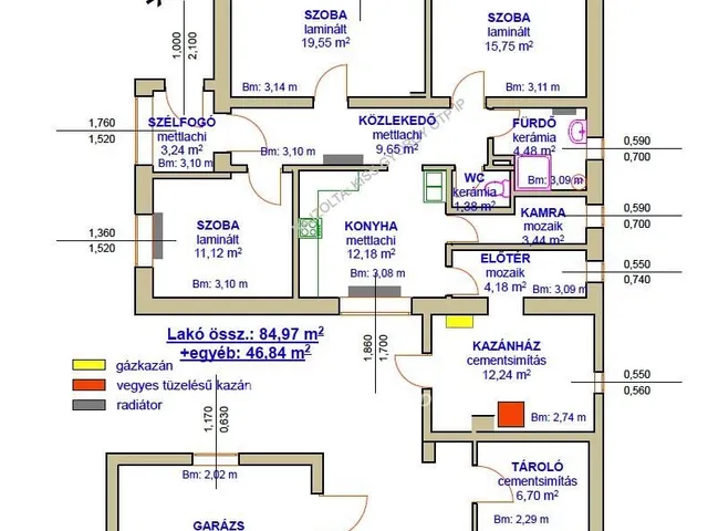 Eladó ház Abádszalók 112 nm