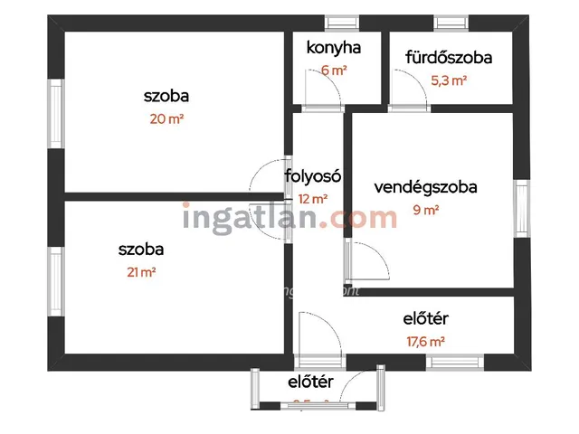 Eladó ház Hajdúszoboszló 94 nm