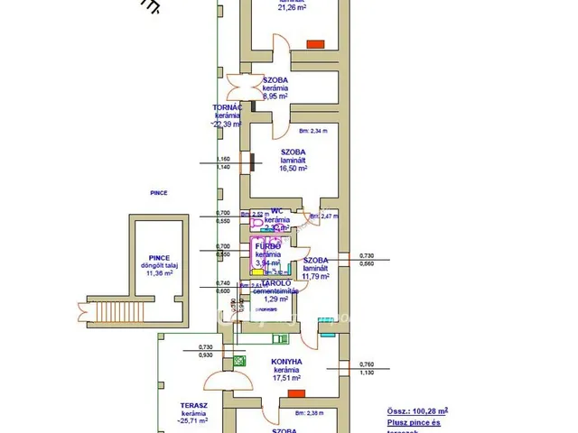 Eladó ház Tiszaderzs 100 nm