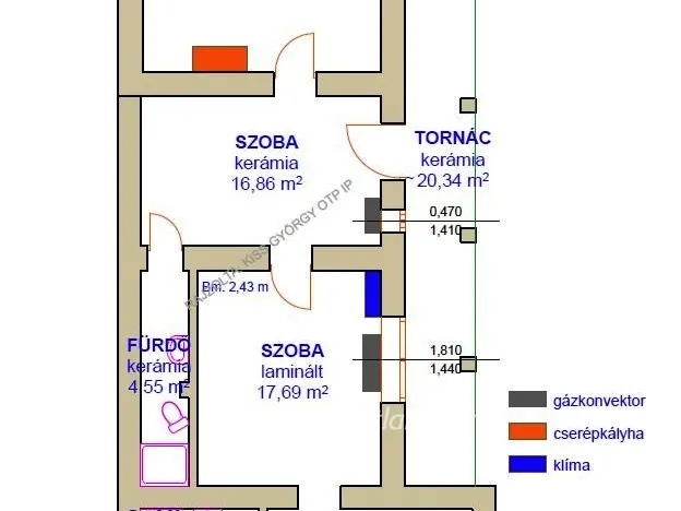 Eladó ház Tiszafüred 84 nm
