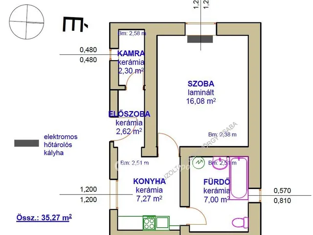 Eladó ház Tiszafüred 35 nm
